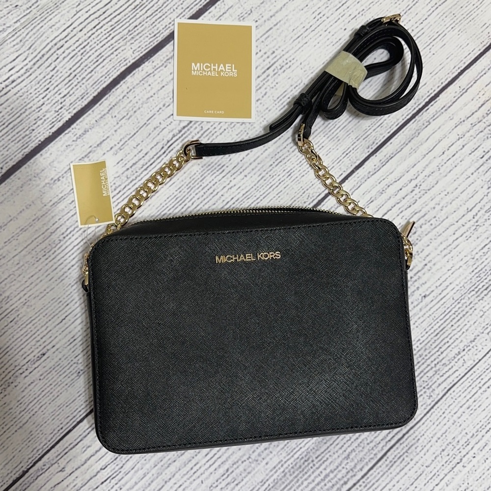 NEW Michael Kors Large black crossbody bag